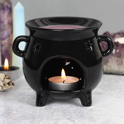 Gothic Black Cauldron  Wax Melter/Oil Burner
