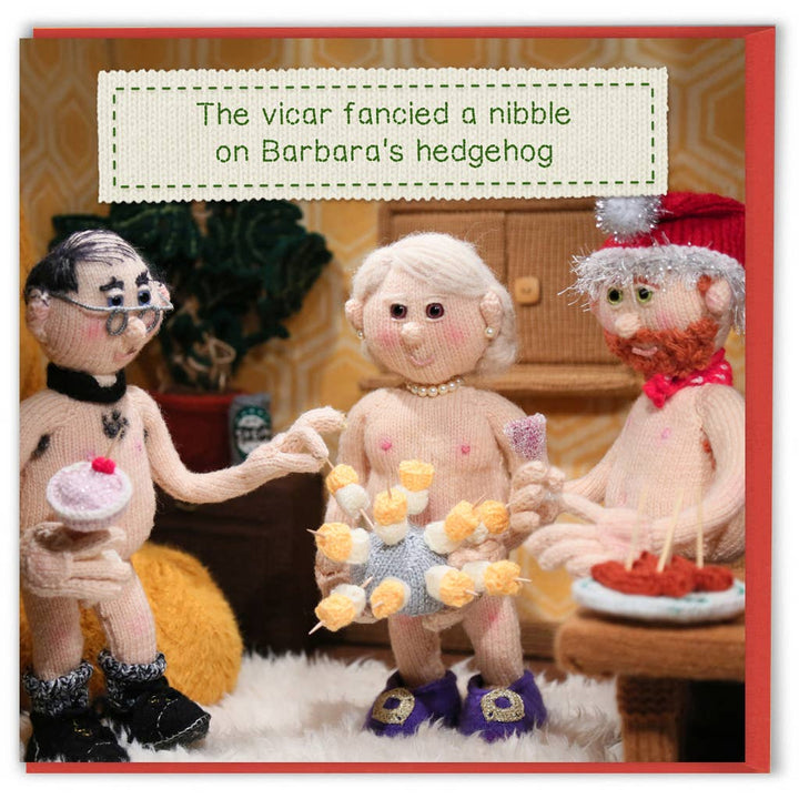 Barbara’s Hedgehog - Funny Christmas Card