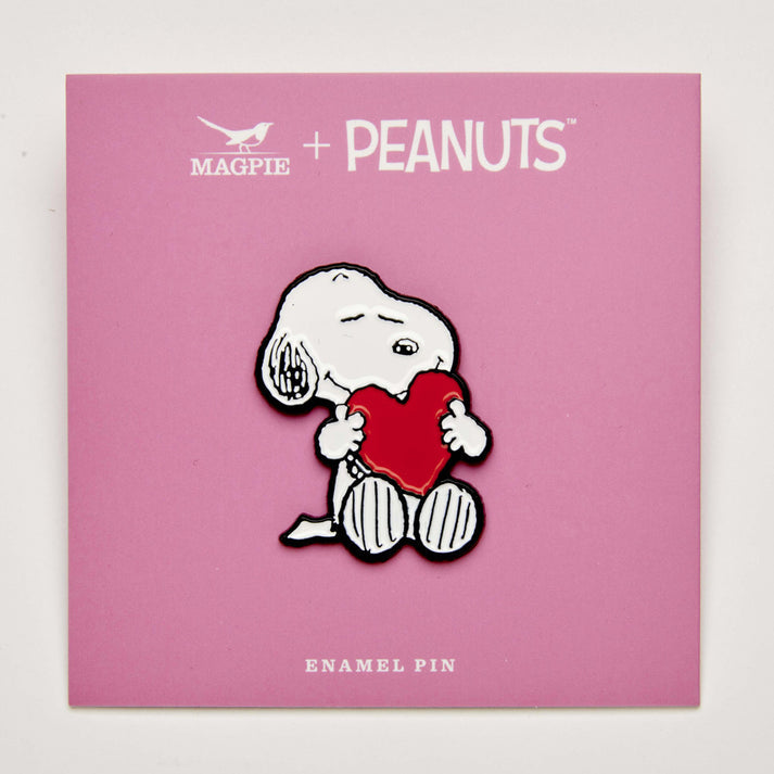 Heart - Peanuts Snoopy Give Hugs Enamel Pin Badge