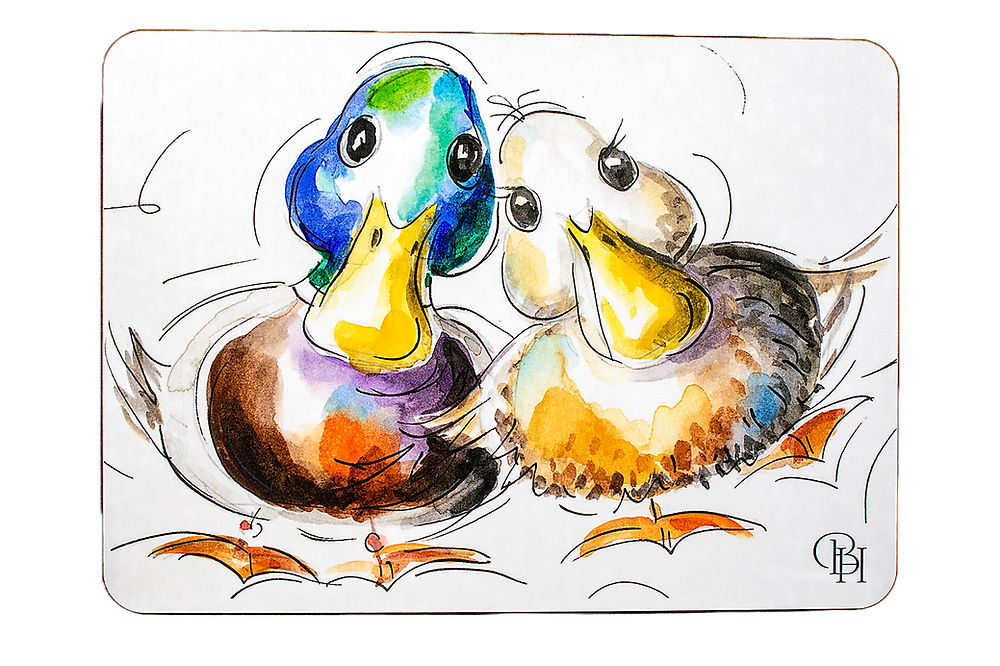 Mr and Mrs Duck Placemat - Rectagular