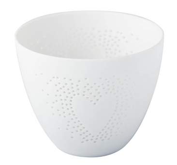 Poetry Tea Light Holder Heart