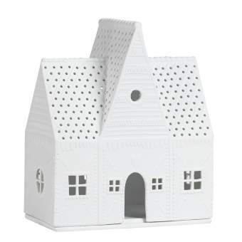 Tea Light House - Gingerbread - Large