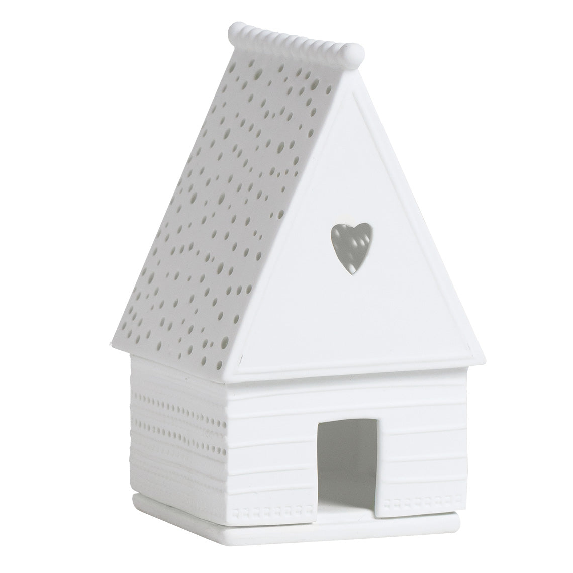 Gingerbread House Heart Tea Light