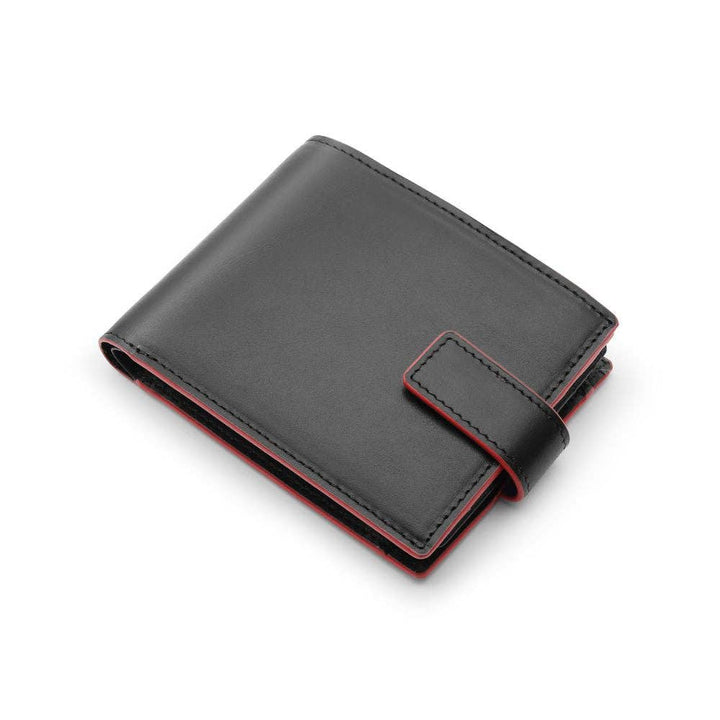 Leather Bifold Wallet Rfid with Tab – Outback Black