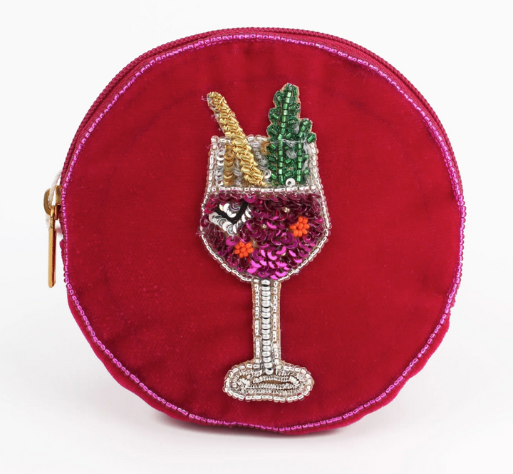 Pink Fizz Round Coin Purse