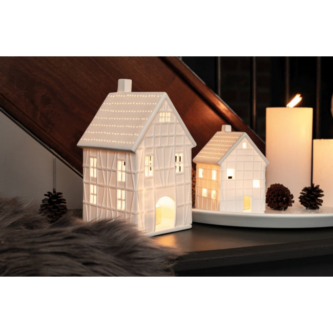 Half Timbered Tea Light House - Large
