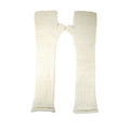 Long Fingerless Gloves - Cream