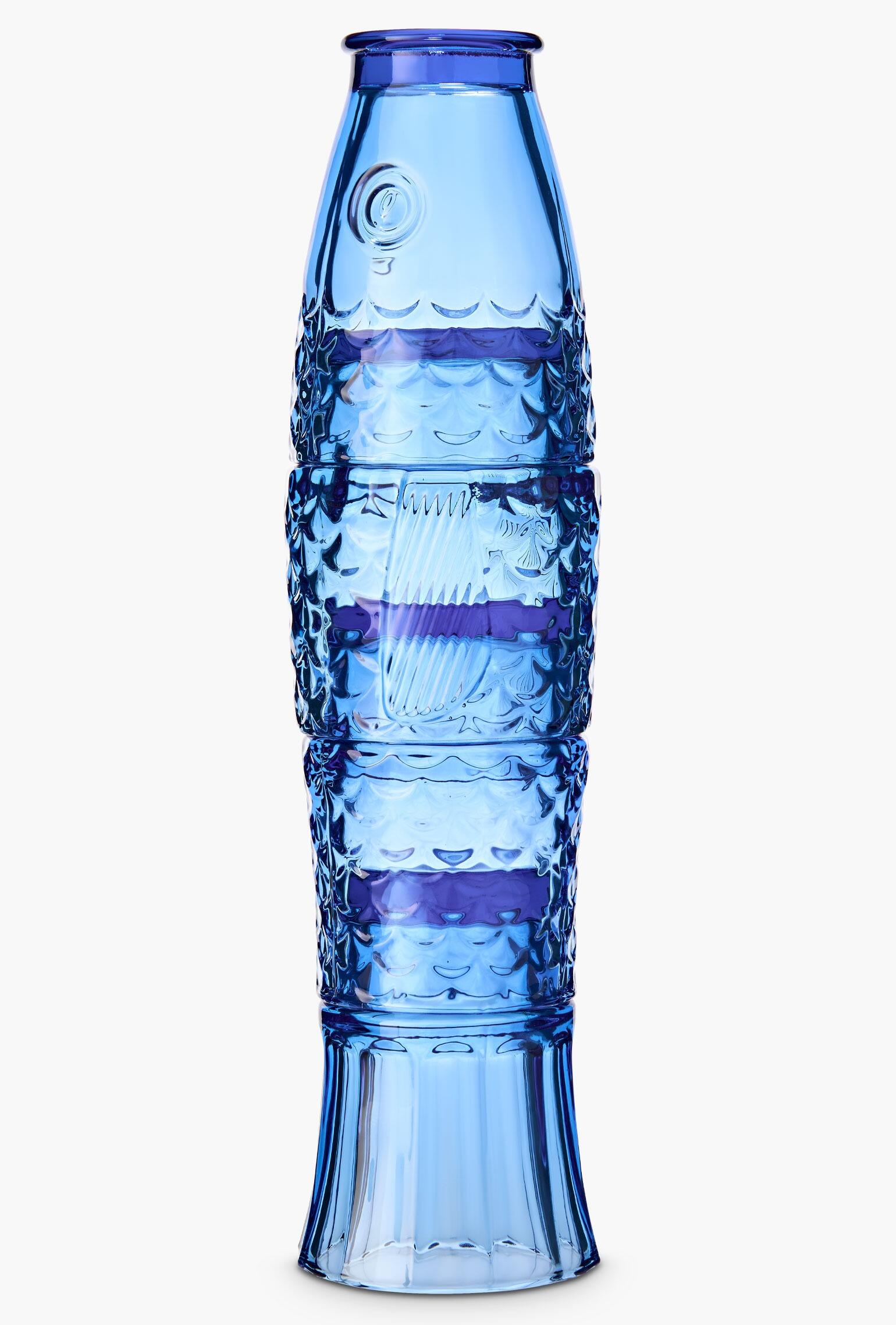 Fish Stacking Glasses – Blue (Set of 4)
