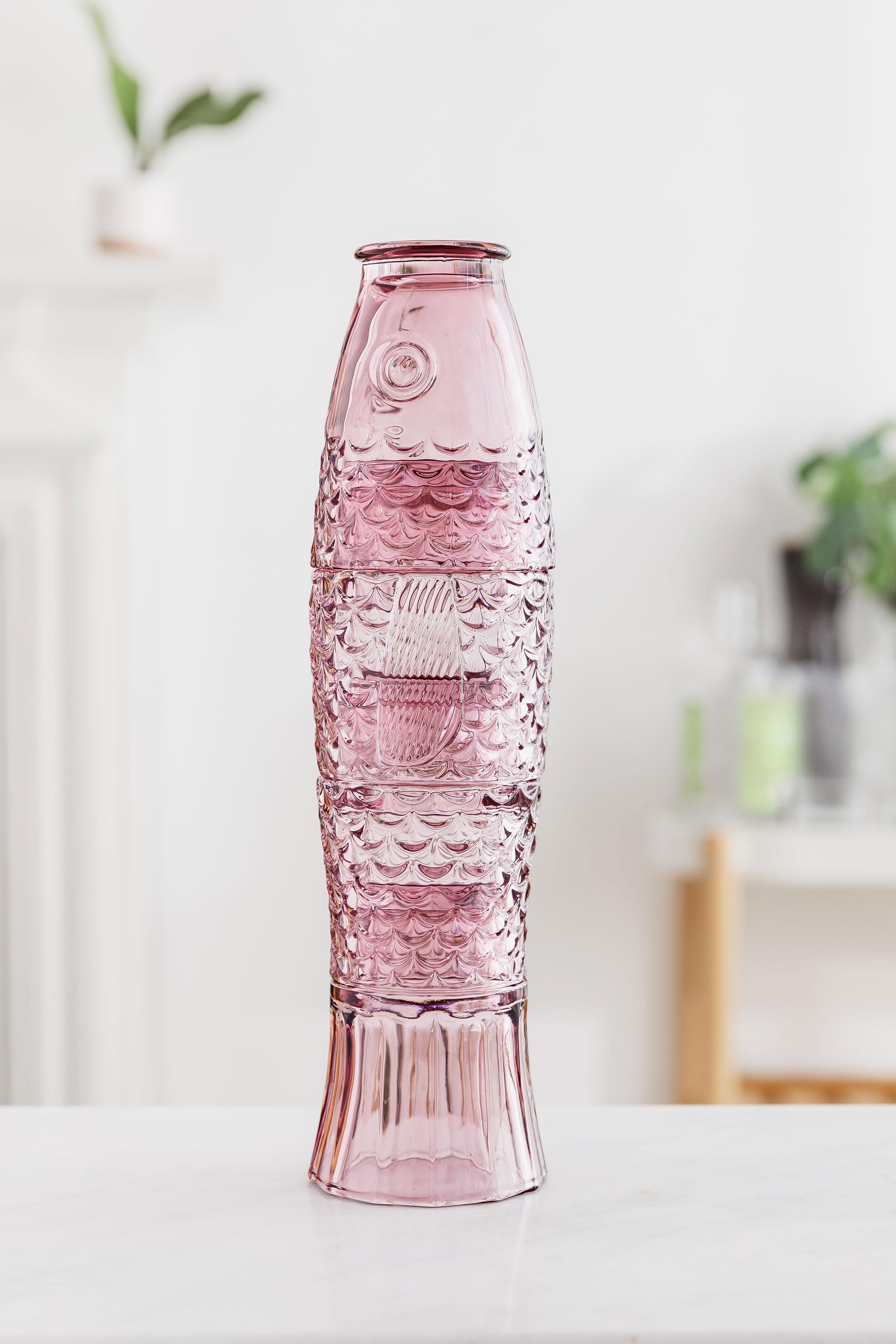 Fish Stacking Glasses – Pink (Set of 4)