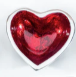 Glitter Mini Heart Dish