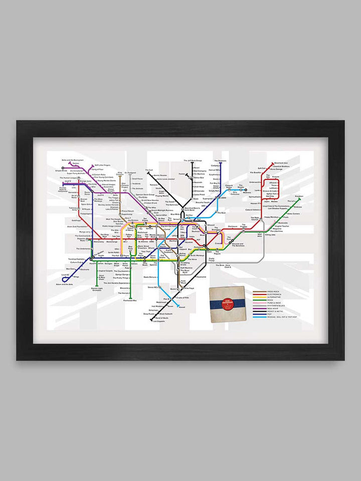 Going Underground Music - Poster Print