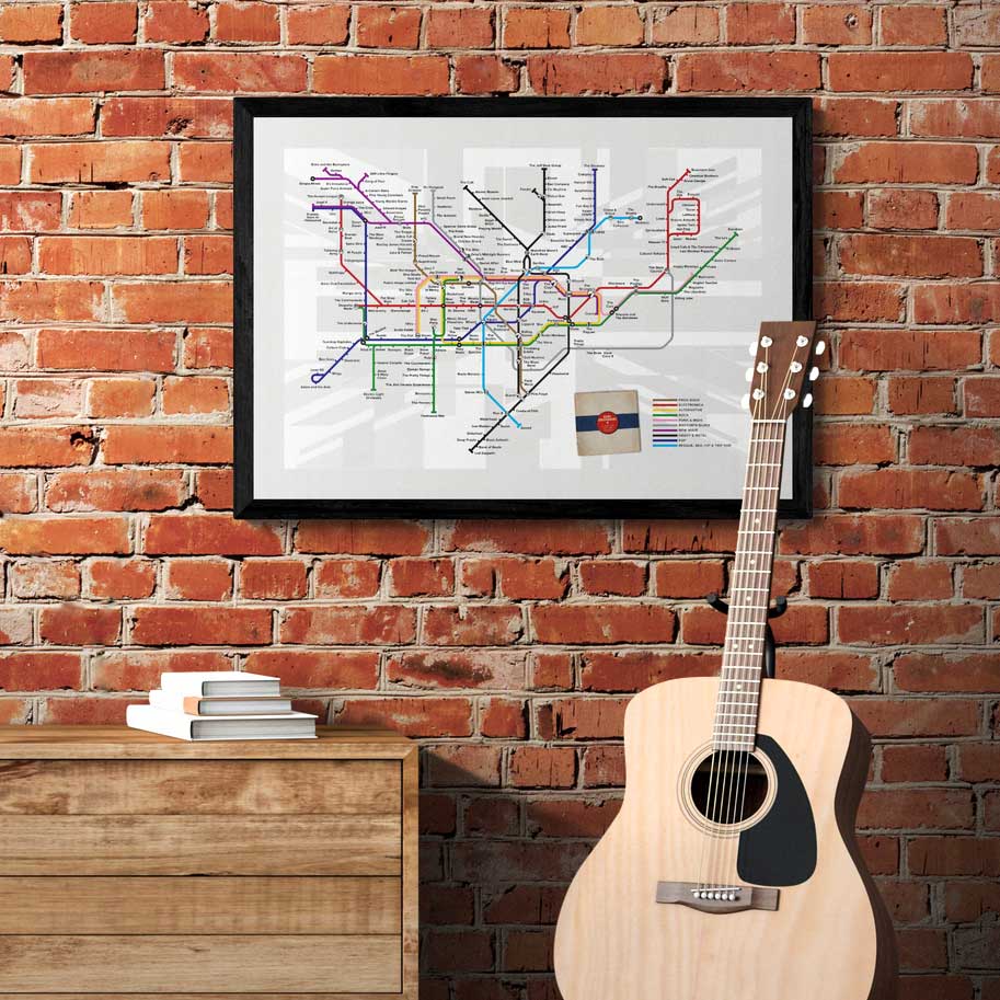 Going Underground Music - Poster Print