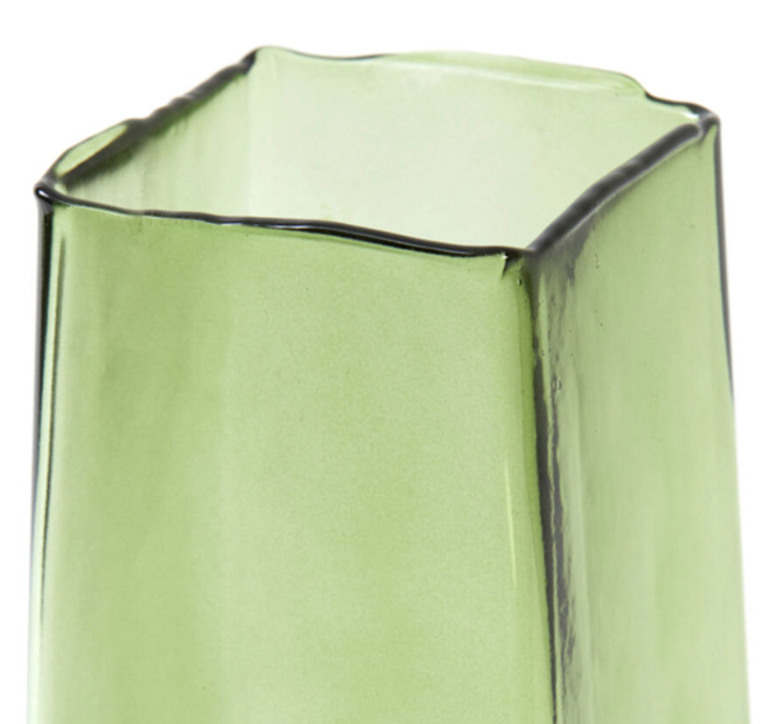 Grass Green Iduna Glass Vase 35cm