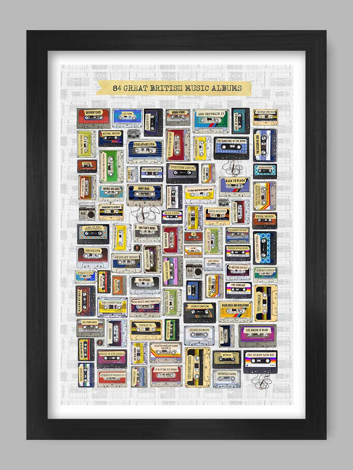 Great British Albums - Music Poster Print