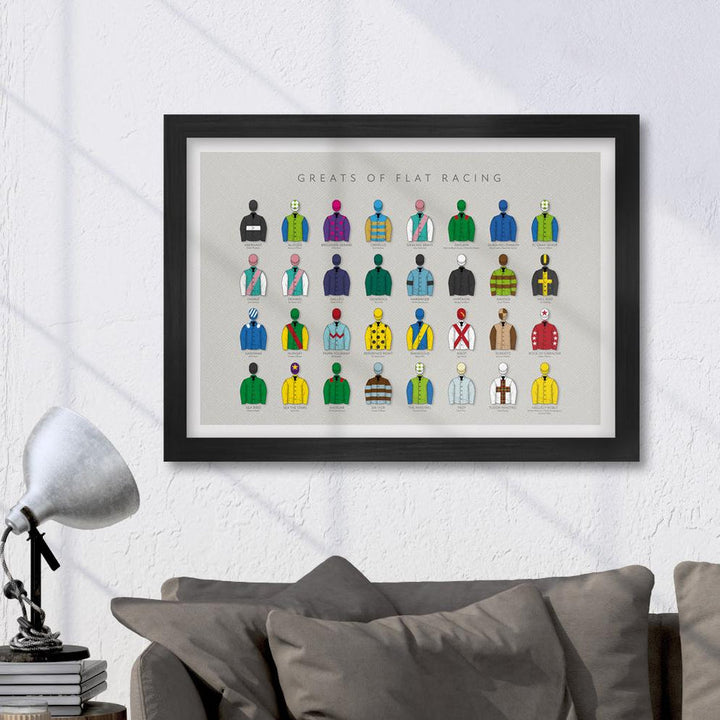 Greats of the Flats - Horse Racing Poster Print