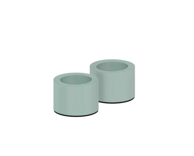 Taper Candle Holders Pack Of 2  -Dusty Green