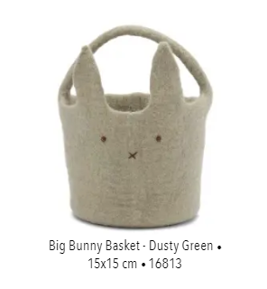 Big Bunny Basket - Green
