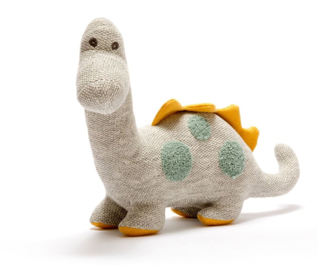 Diplodocus Soft Toy Knitted Organic Cotton - Large