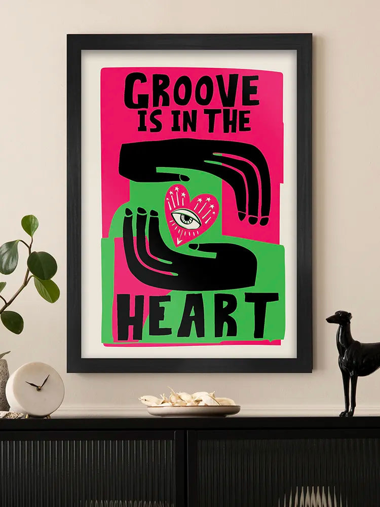 Groove Is In The Heart - A3 Music Poster Print