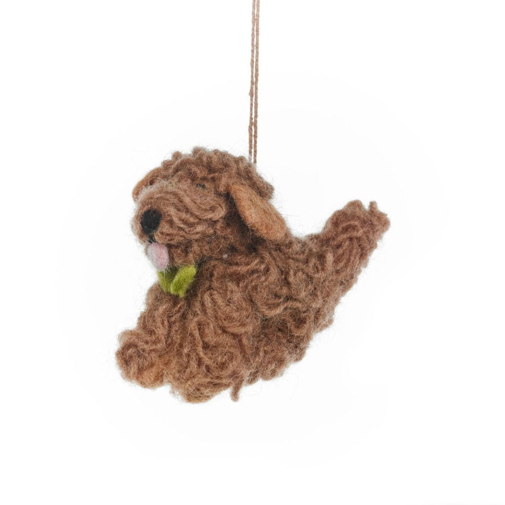 Cassie The Cockapoo Felt Hanging Decoration