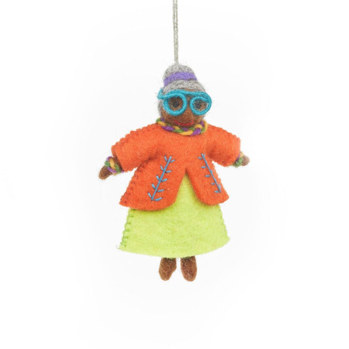 Groovy Granny Hanging Decoration