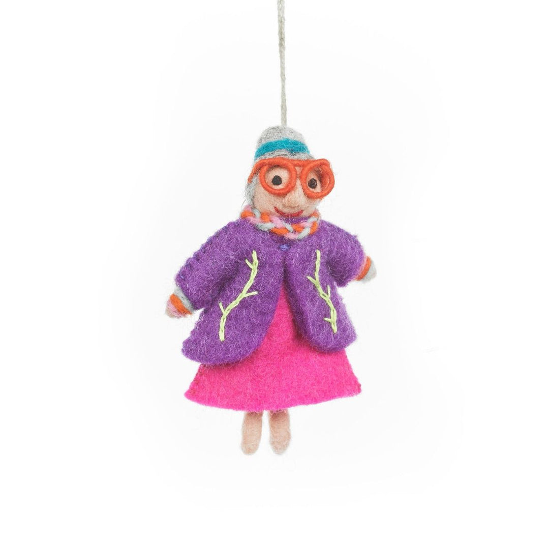 Groovy Granny Hanging Decoration