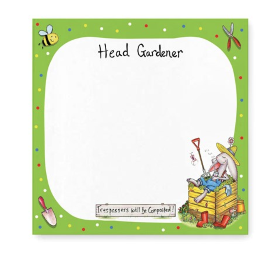 Head Gardener Jotter Pad