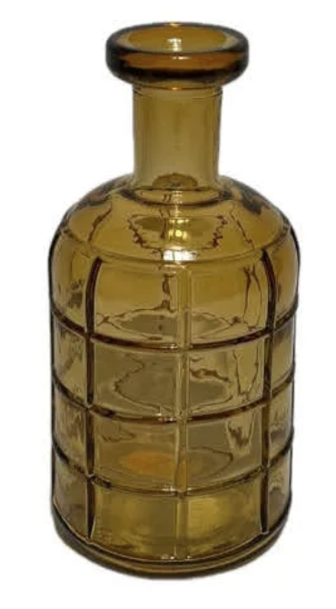 Graphic Bottle Vase 19 - Honey