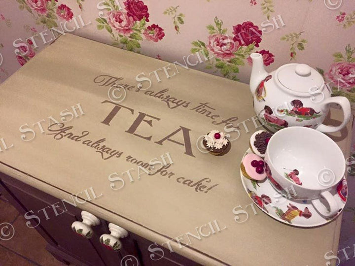 Always Time For Tea Stencil