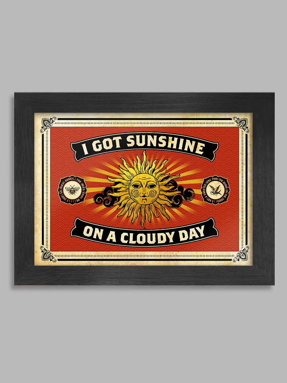 I Got Sunshine - A3 Poster Print
