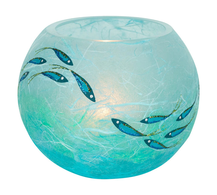 Aqua Bubble Ball Vase