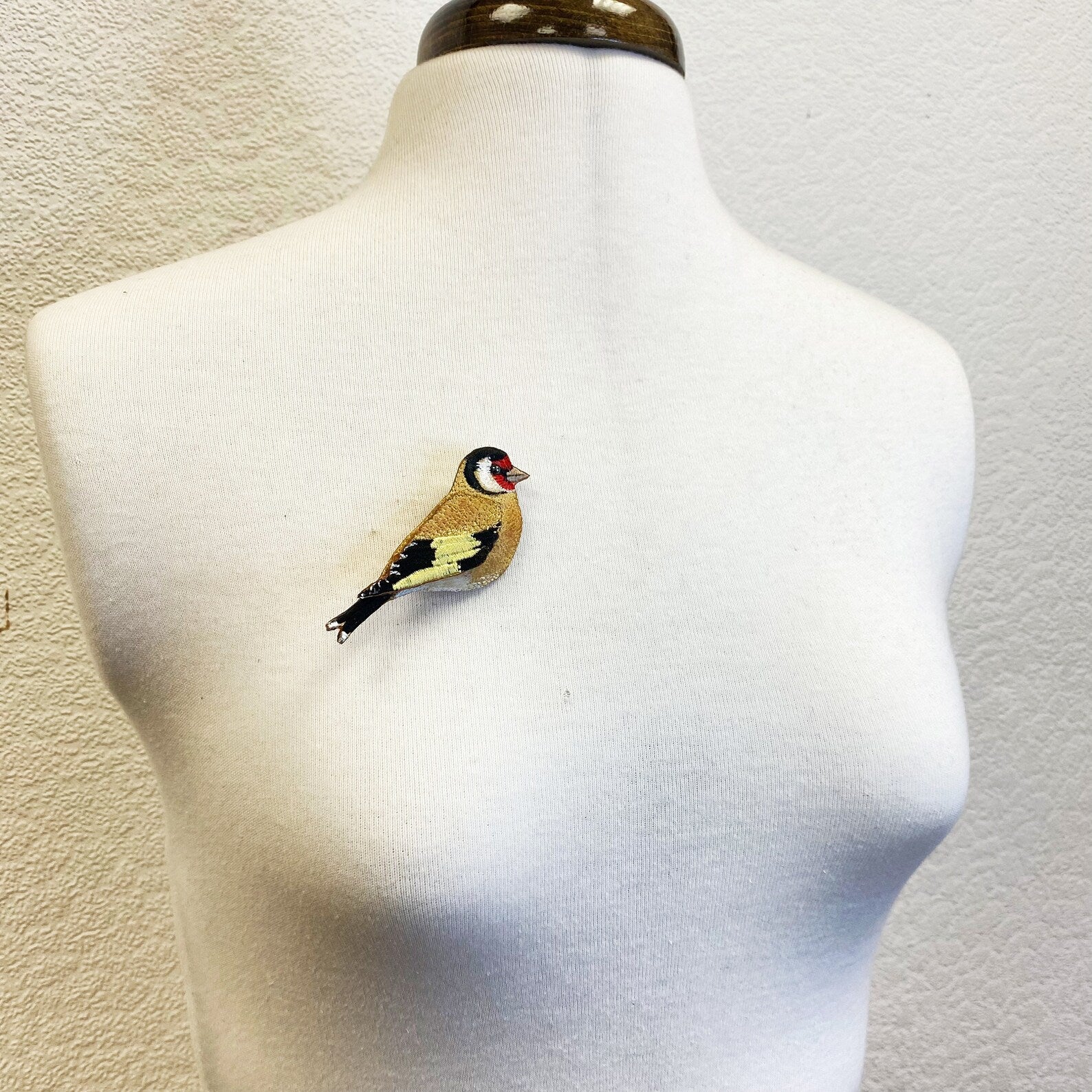 Gold Finch Brooch