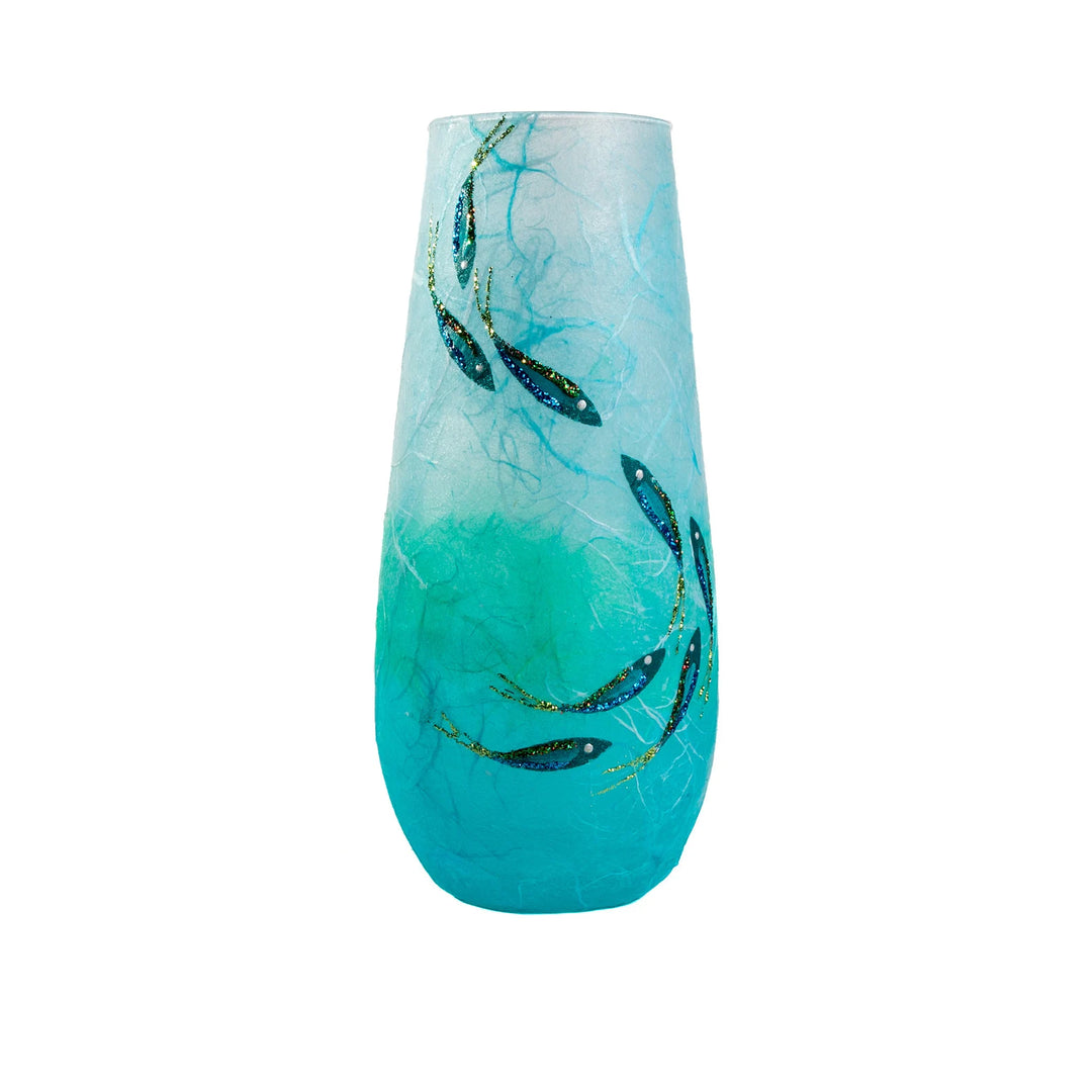 Aqua Stem Vase