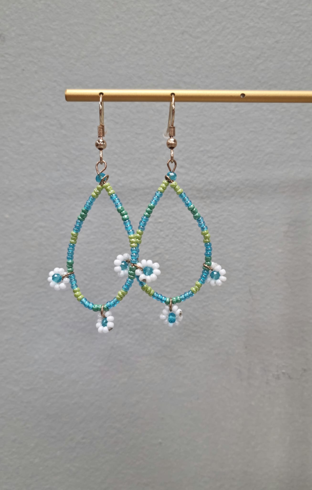 Flower Bead Earrings