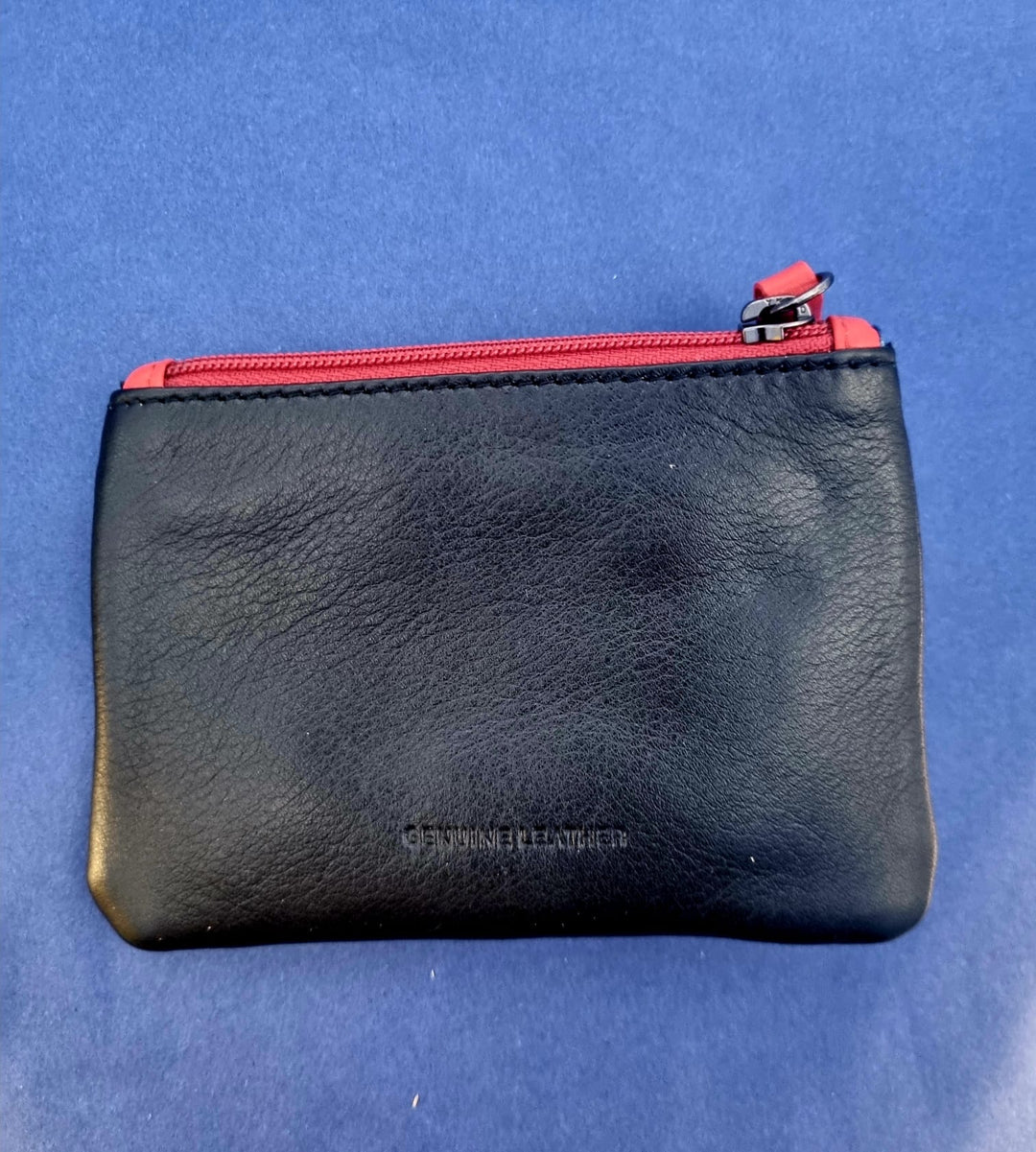 Coin Purse with Coloured Zips - Black