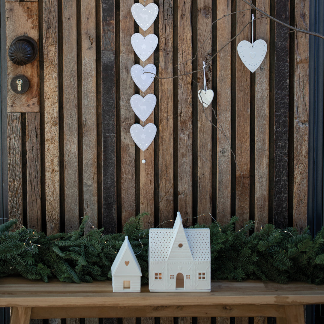 Tea Light House - Gingerbread - Large