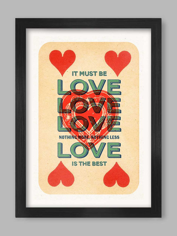 It Must be Love - A3 Music Poster Print