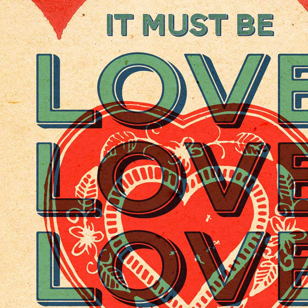 It Must be Love - A3 Music Poster Print