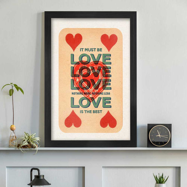 It Must be Love - A3 Music Poster Print