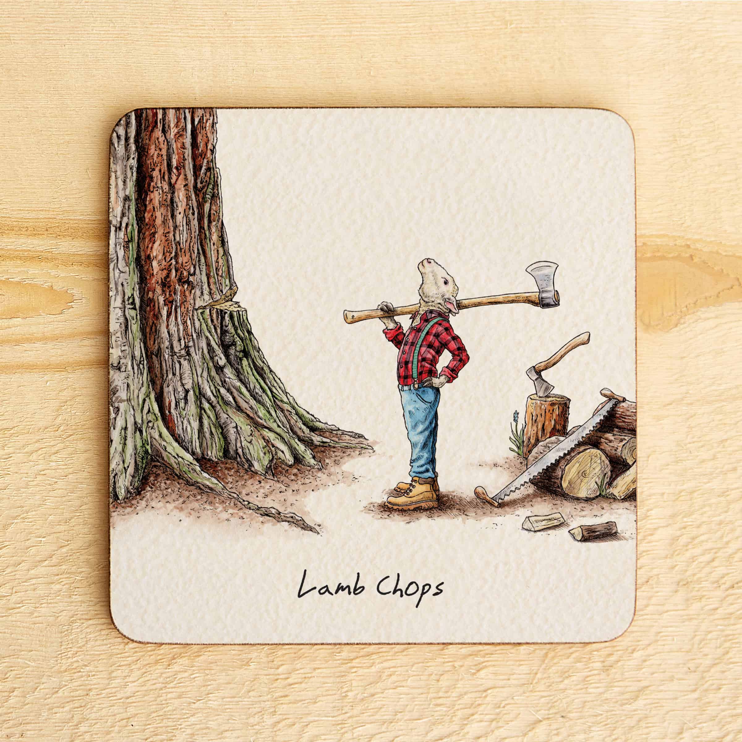 Lamb Chops Coaster