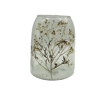 Leaf Mosaic Vase - 17cm