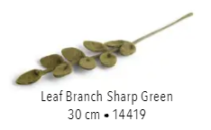 Faux Leaf Branch