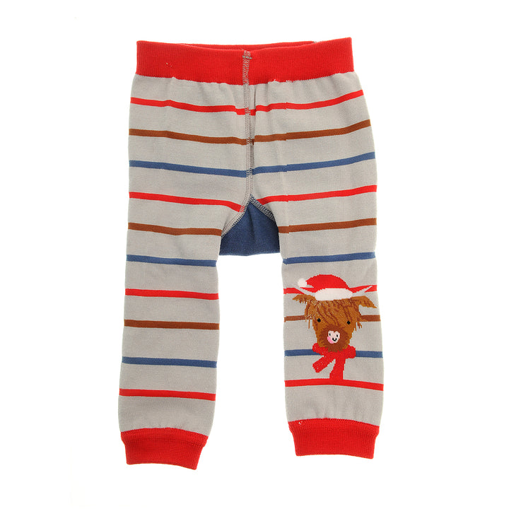 Christmas Leggings And Socks - Highland Cow