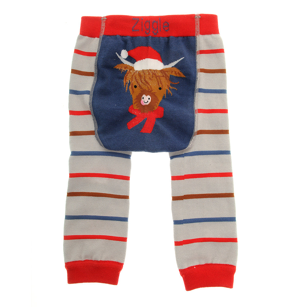 Christmas Leggings And Socks - Highland Cow