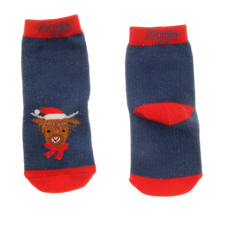 Christmas Leggings And Socks - Highland Cow