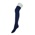Over the Knee Wool Blend Socks - Blue