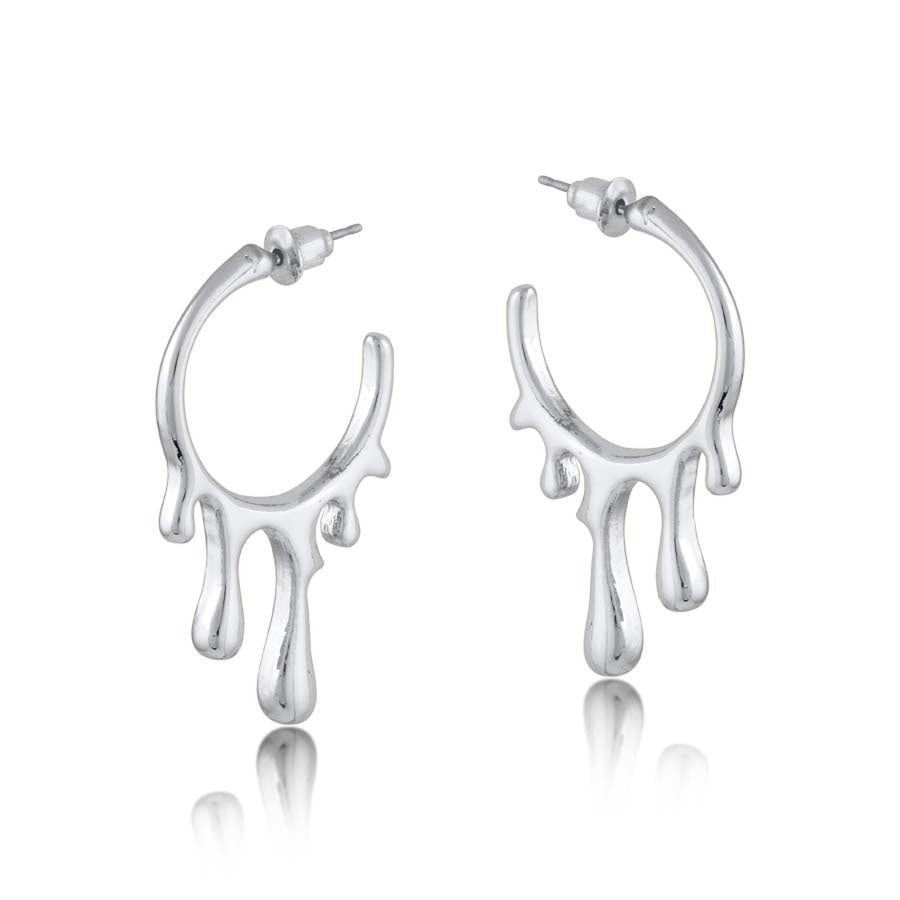 Amalis Paint Drop Hoop Earrings