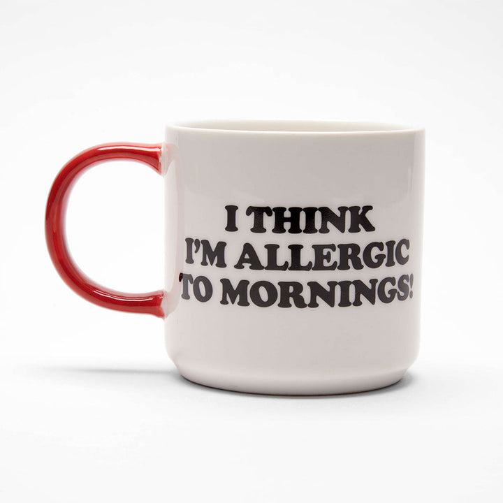 Allergic To Mornings Snoopy Mug