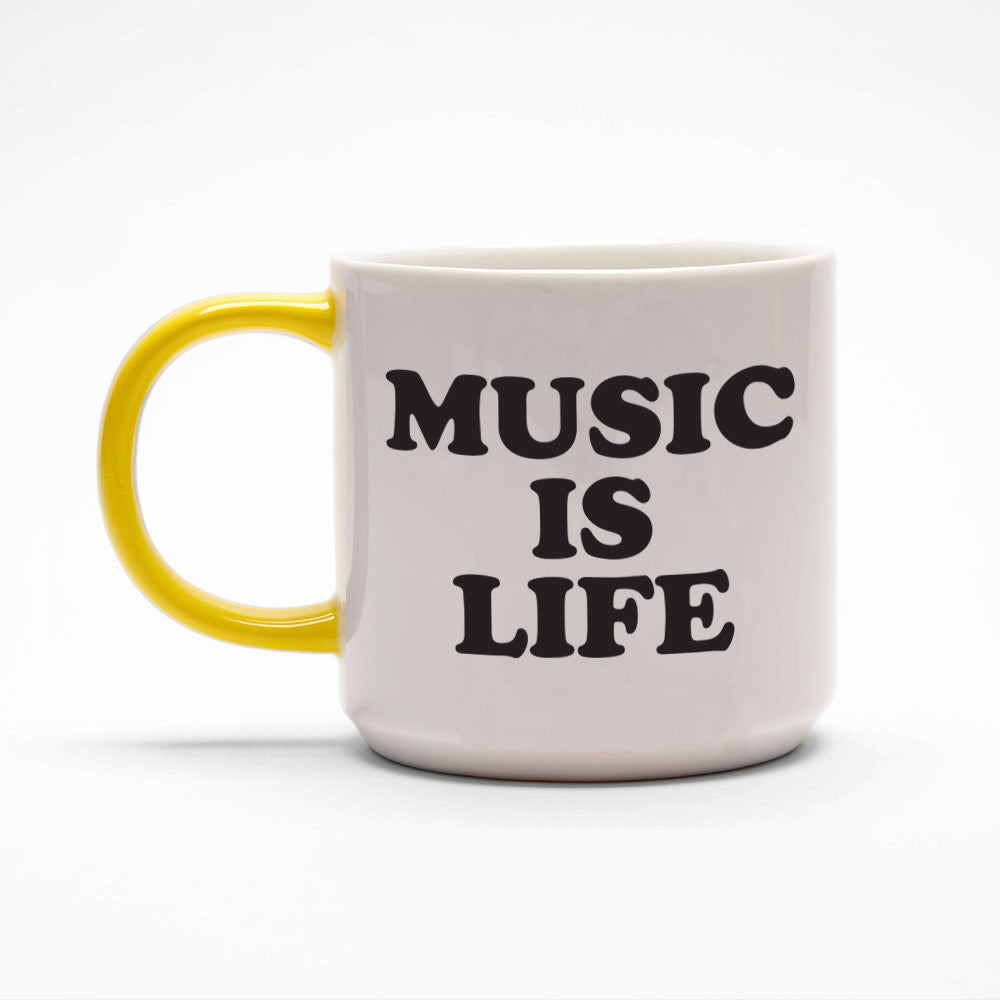 Music Is Life Snoopy Mug - Beat Box