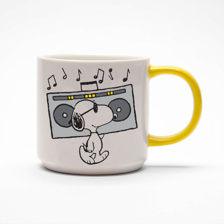 Music Is Life Snoopy Mug - Beat Box